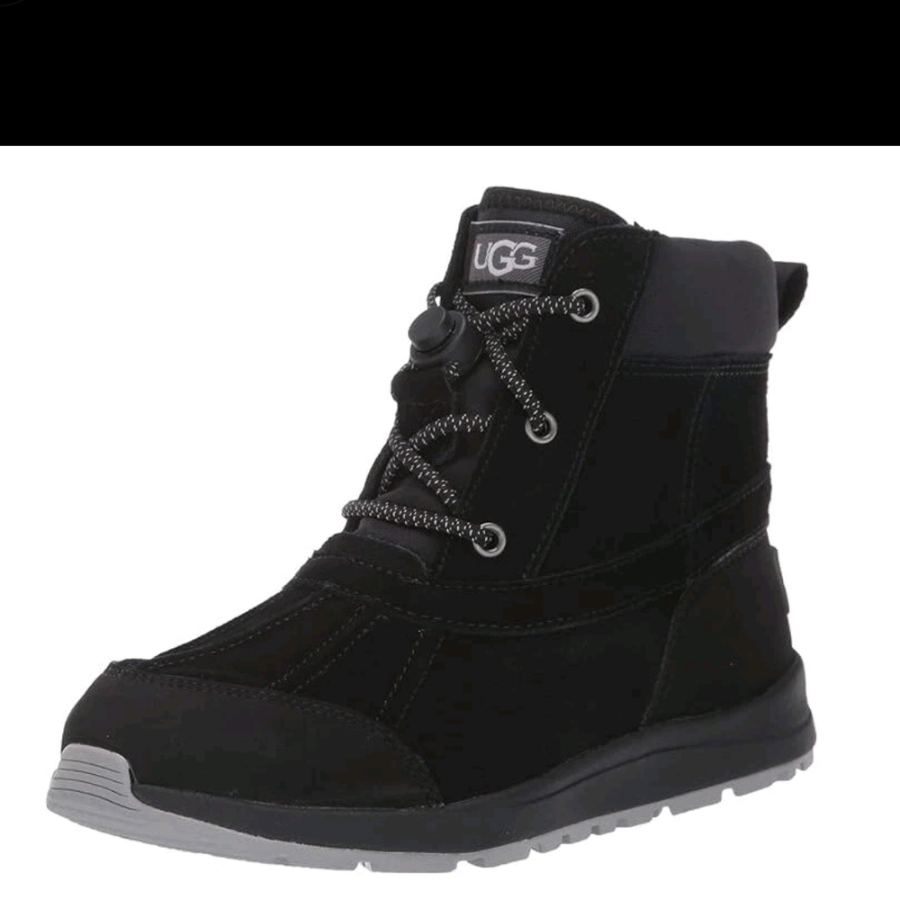 UGG Kids 11 Black Waterproof Winter Boots - Picture 2 of 13